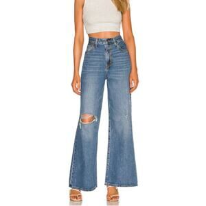 Levi's High Loose Flare Jeans in Take Notes Wash
